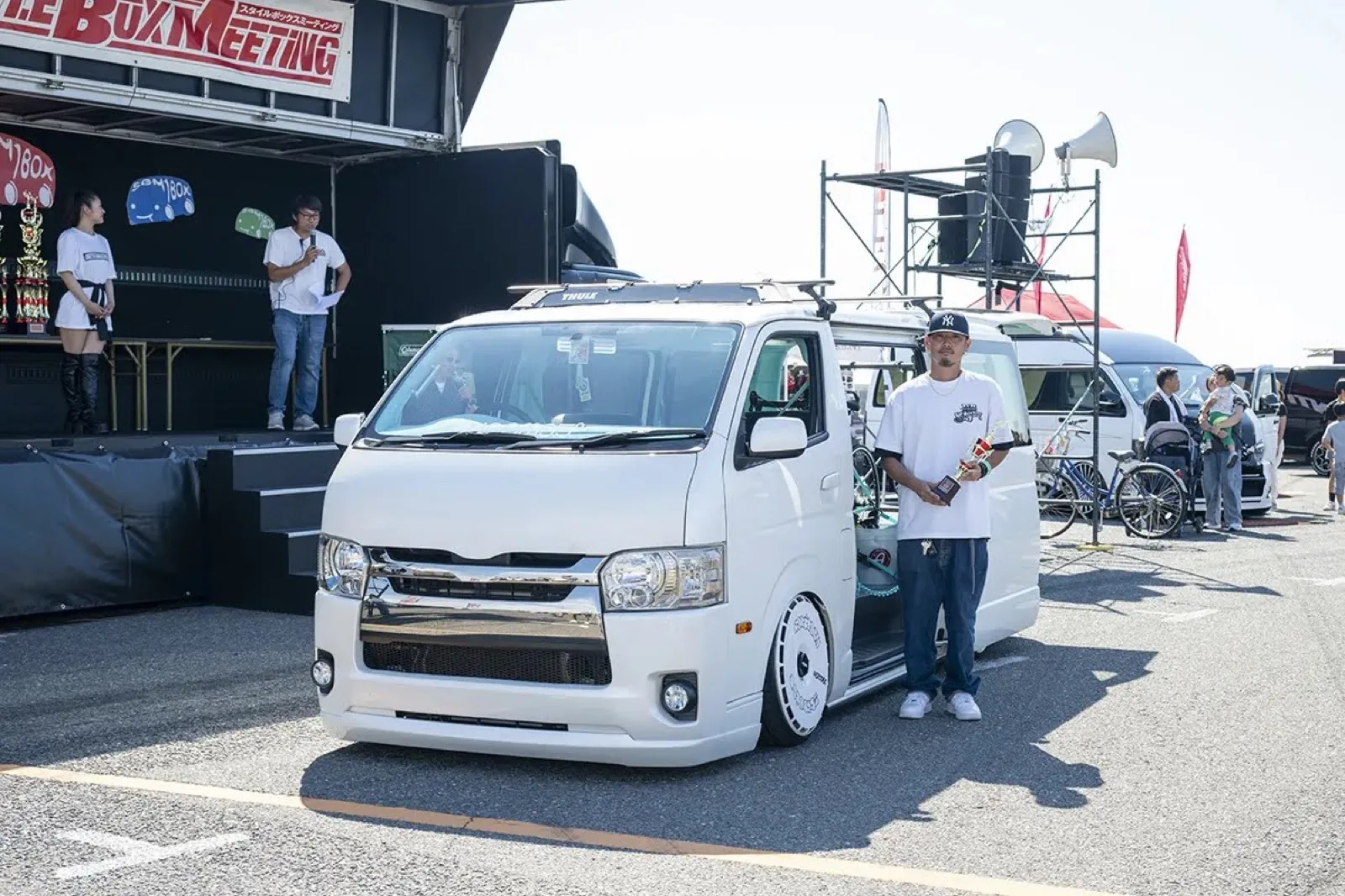 STYLE BOX MEETINGの車両と参加者